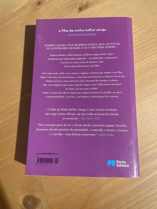 Livro “A filha da minha melhor amiga” de Dorothy Koomson