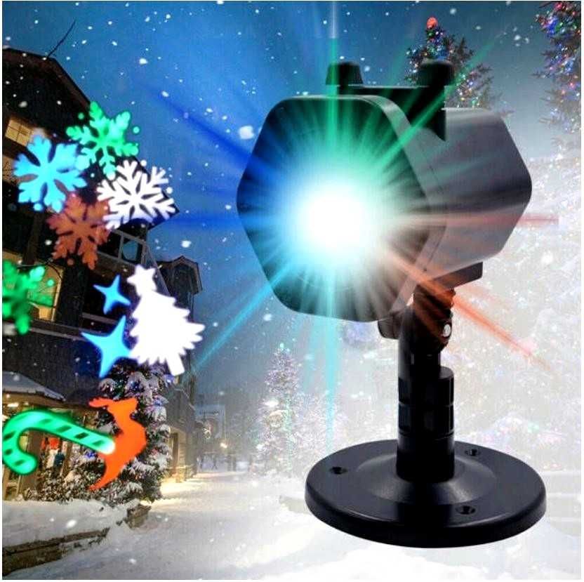 Projektor Laserowy Led RGB 12w1 Dom Świąteczny Boże Narodzenie Lampki