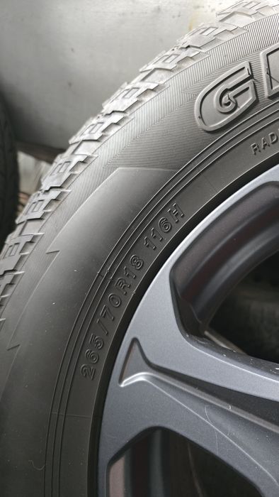 Диски Land Cruiser 300 GR з шинами Yokohama Geolandar G015