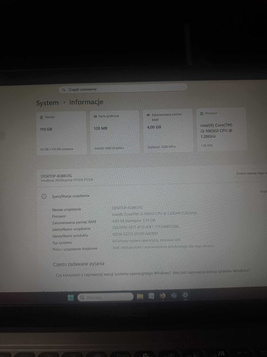 Laptop ASUS VivoBook