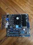 Материнская плата Asus + процессор 4 ядра  +ОЗУ DDR3 4Gb
