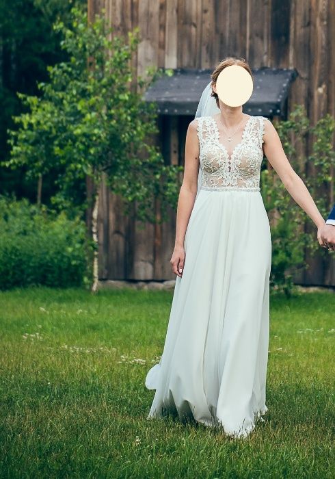 Suknia ślubna, rozmiar 36-38