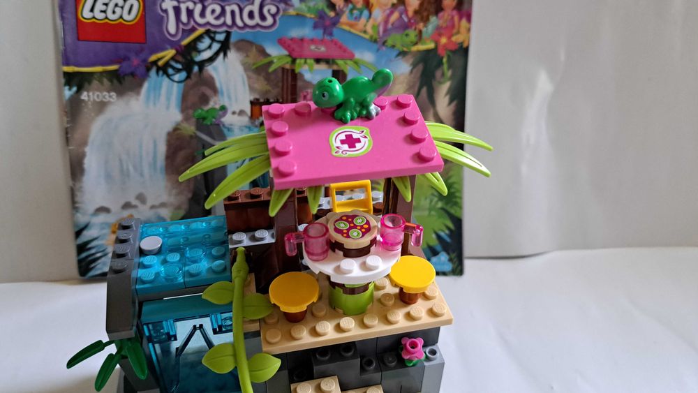 Lego Friends - 41033 - dzikie wodospady - zwierzątka, laleczka