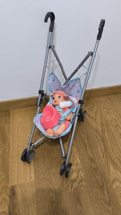Lalka bobas wózek dla lalek składany