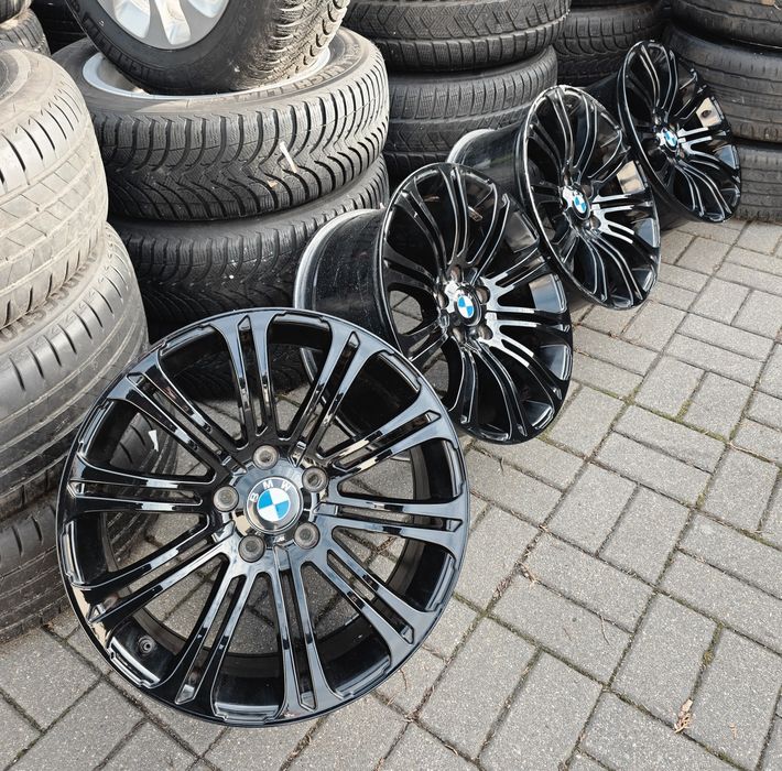 BMW 18" M-Pakiet 5x120 Czarne Koła Felgi Alufelgi Komplet