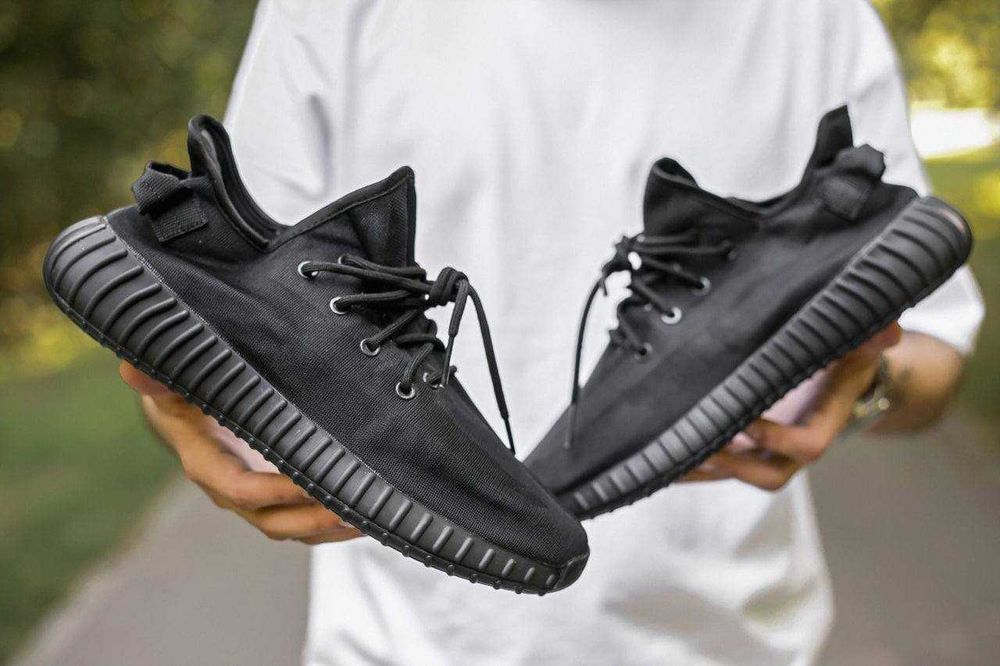 Damskie buty Yeezy 350 mono black meskie sneakersy 36 - 45