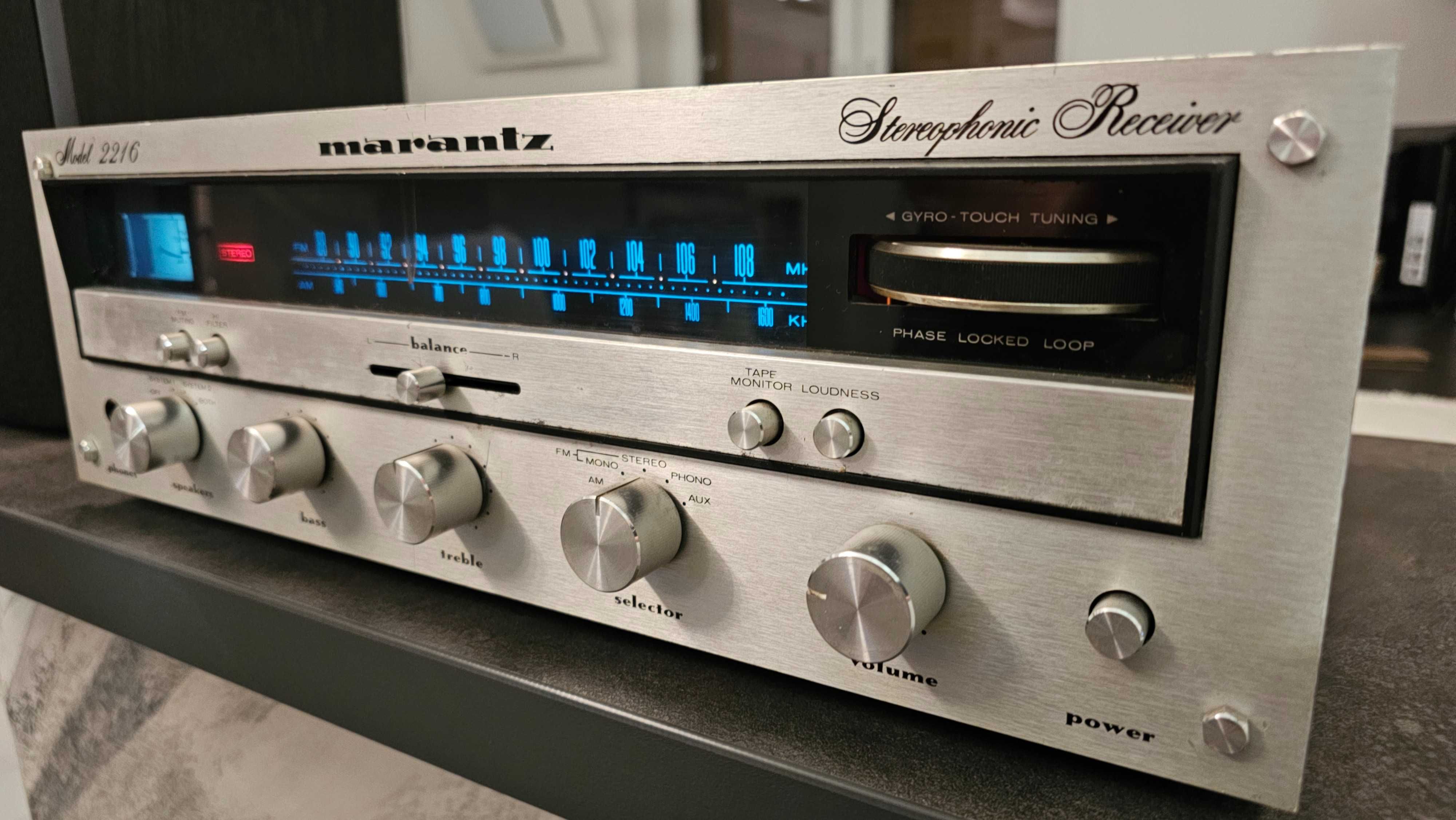 MARANTZ 2216 Amplituner stereo-Made in Japan-sprawny