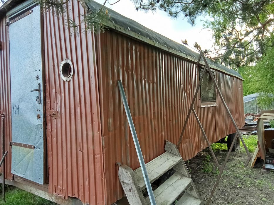 Barakowóz, laweta, domek