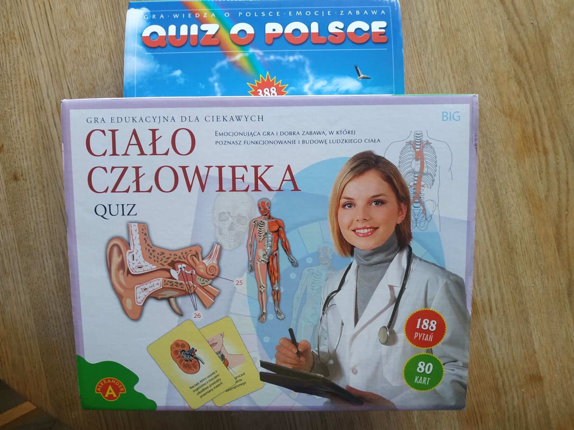 Dwie gry Quiz o Polsce, Ciało człowieka
