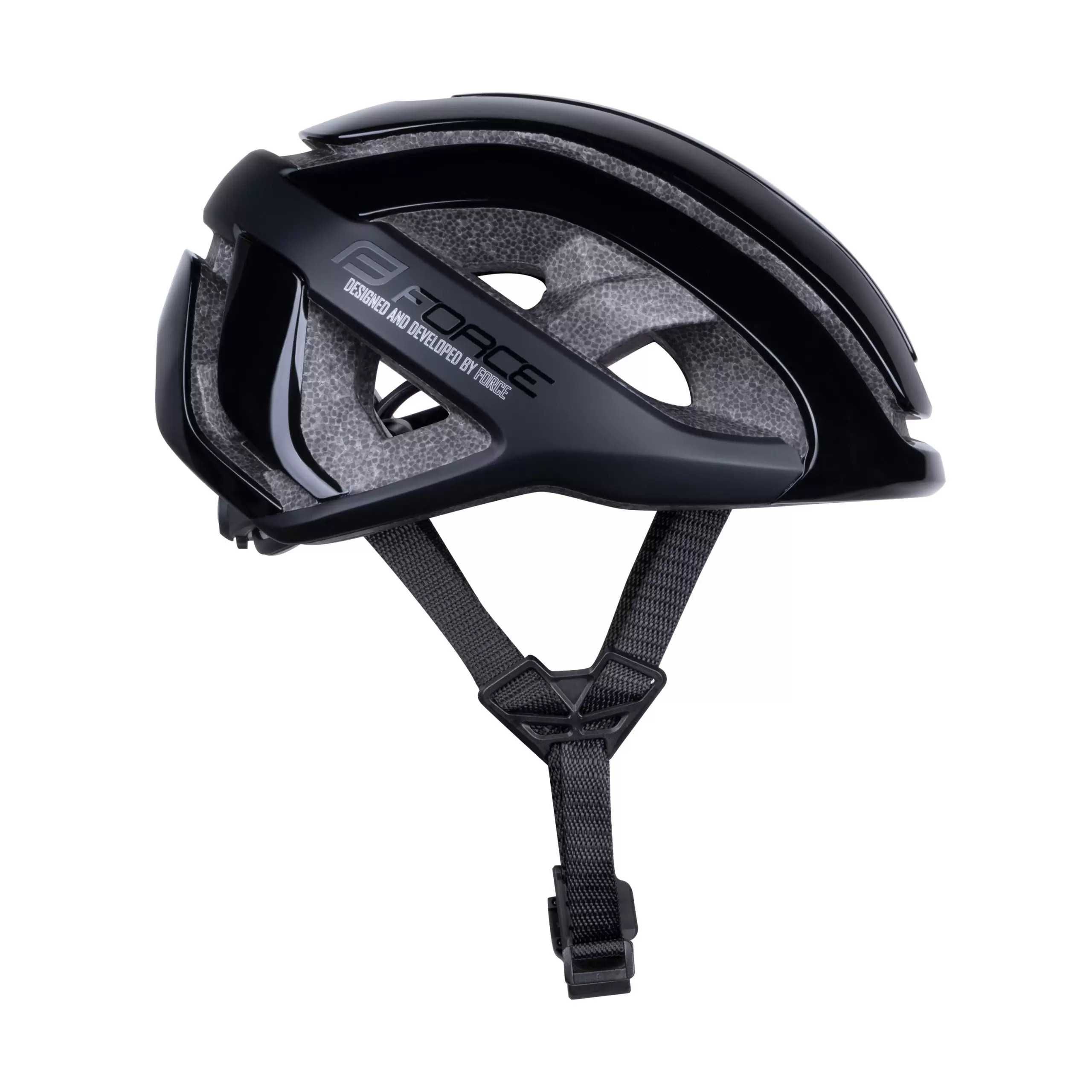 Kask rowerowy FORCE NEO MIPS,czarny mat-połysk, L-XL