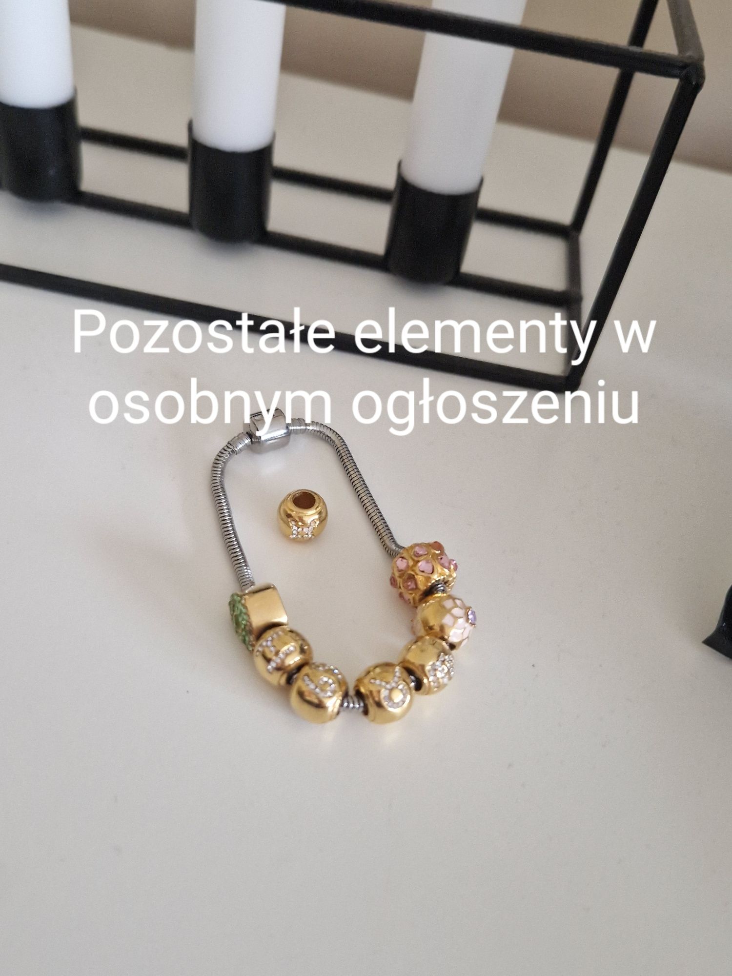 Charms marki emporia do bransoletki  pandora znak zodiaku bliźnięta