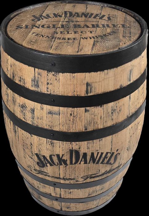 Odrestaurowana Stara Dębowa Beczka po whisky Jack Daniels, Ballantines