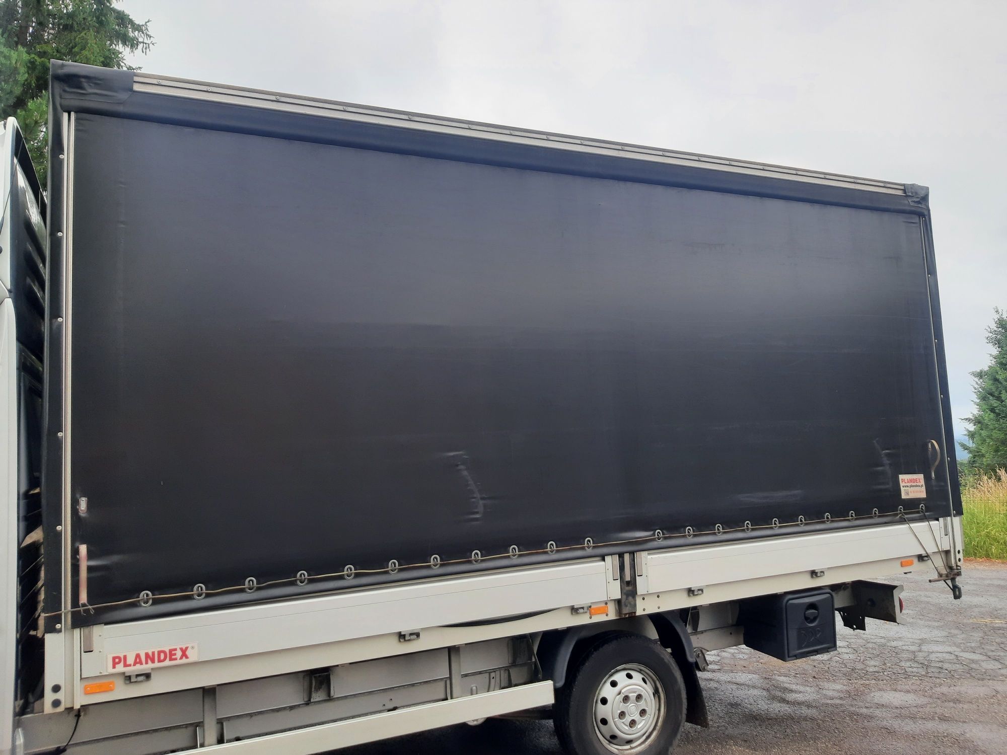 Zabudowa plandeka firanka 10ep  2.30m x 5.00m plandex regulowana rama