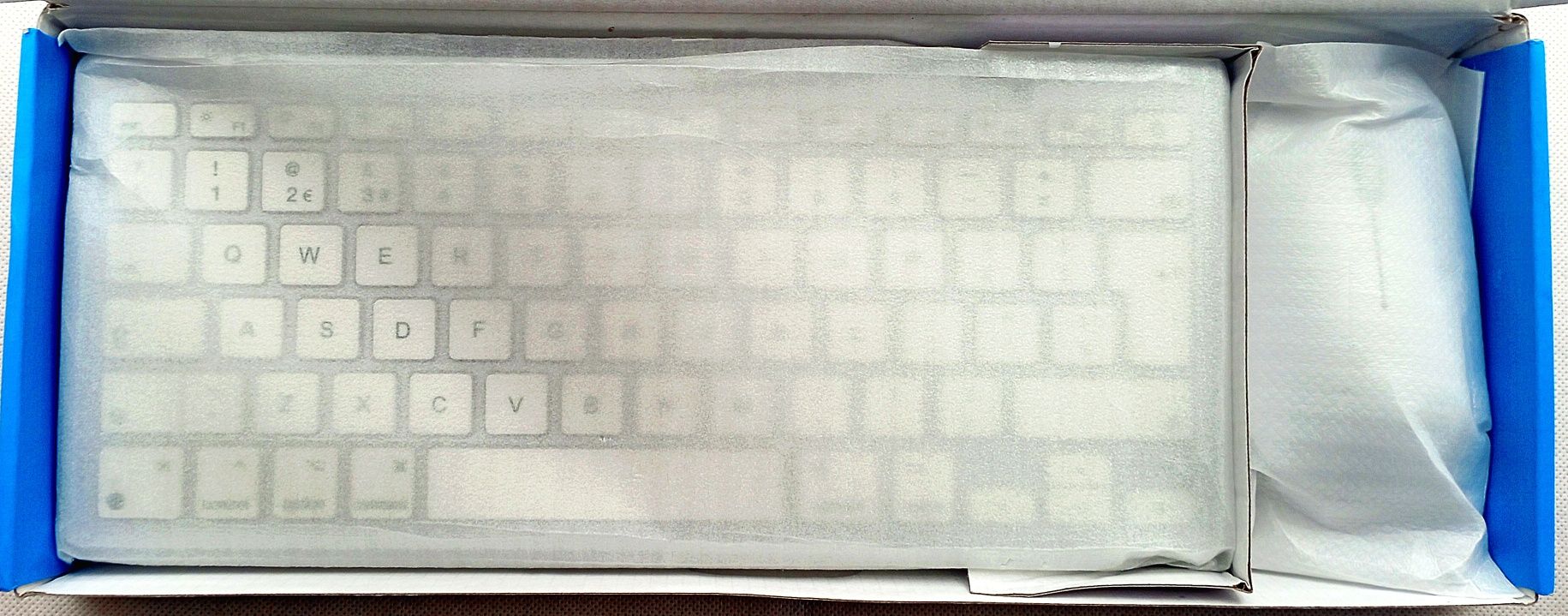 OMOTON zestaw stebrny bezprzewodowa Klawiatura KB066 + mysz  M503
