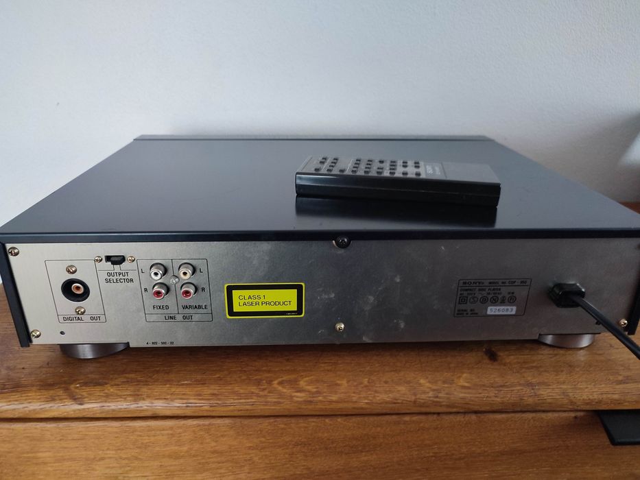 WYPRZEDAŻ! Odtwarzacz CD Sony cdp 950 + pilot, tda 1541a