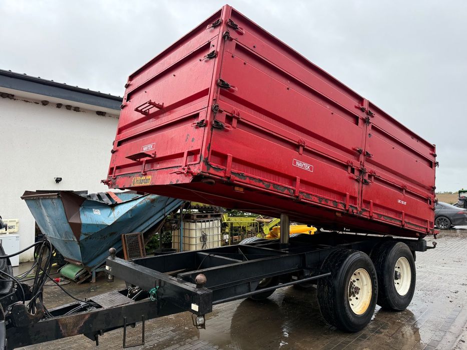 Przyczepa rolnicza tandem kimadan LBC 120  Przyczepa rolnicza tandem wywrot 3 stronny