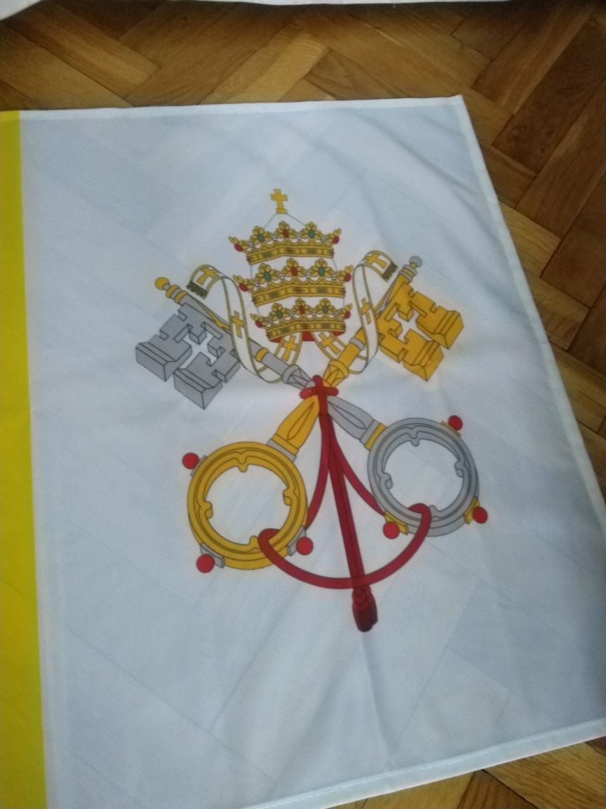 Flaga Watykanu 80 x 60 cm NOWA!