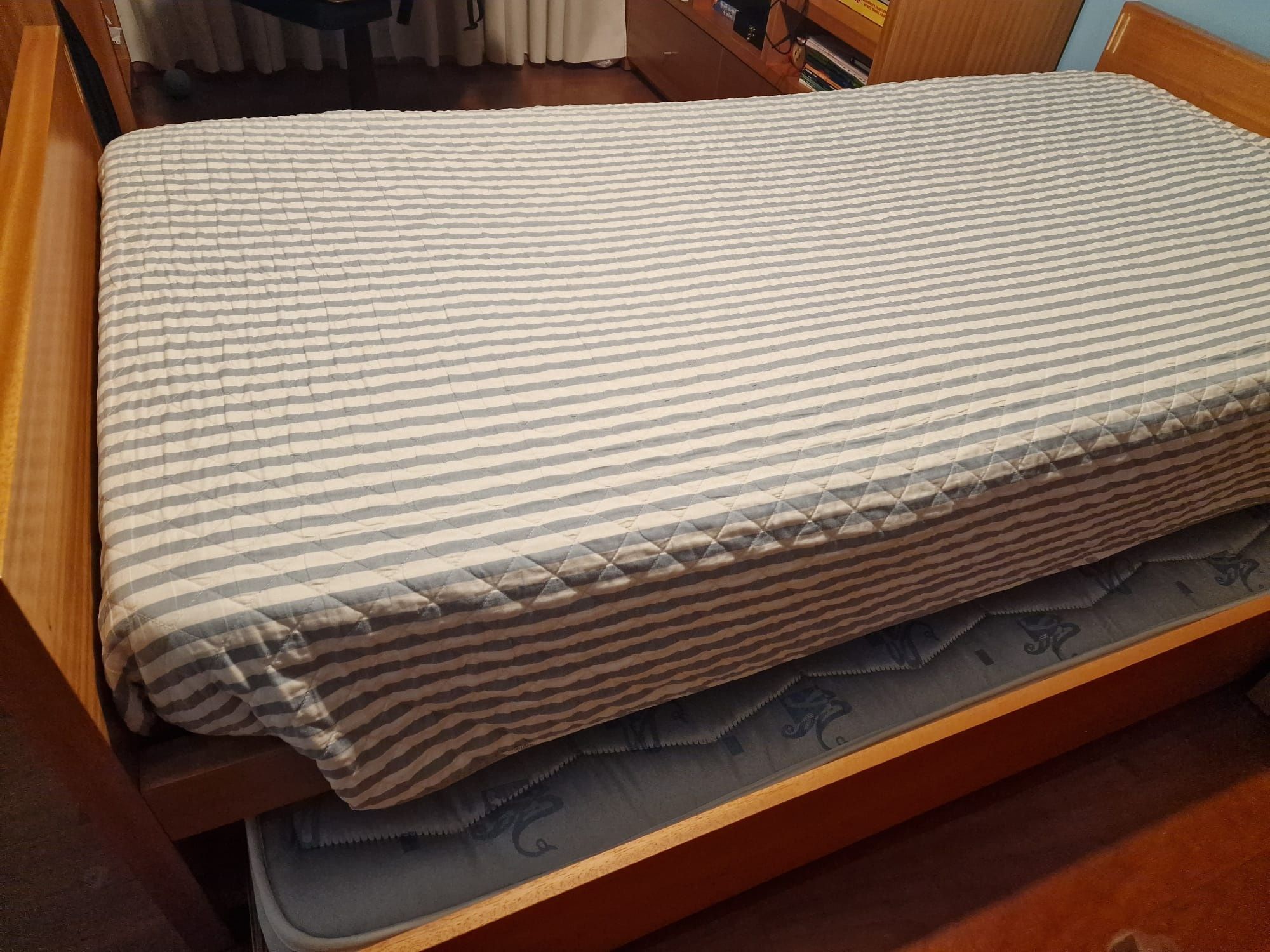 Mobília de quarto  (cama dupla e móvel)