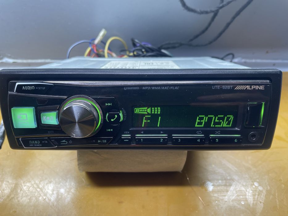 Аlpine ute 92 bt процессорнная автомагнитола