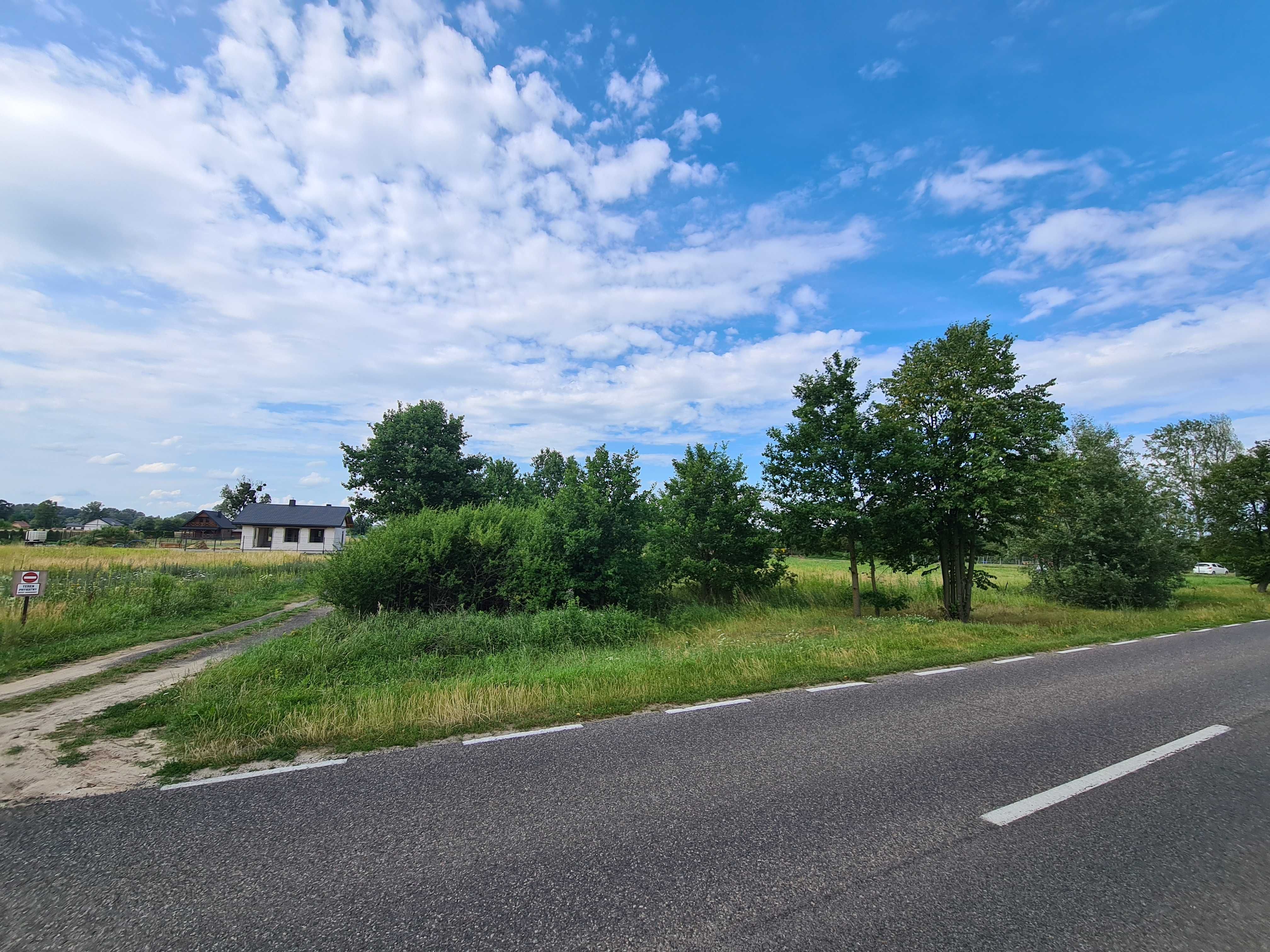 Działka budowlana 1,05ha gm. Leoncin przy drodze DW 575