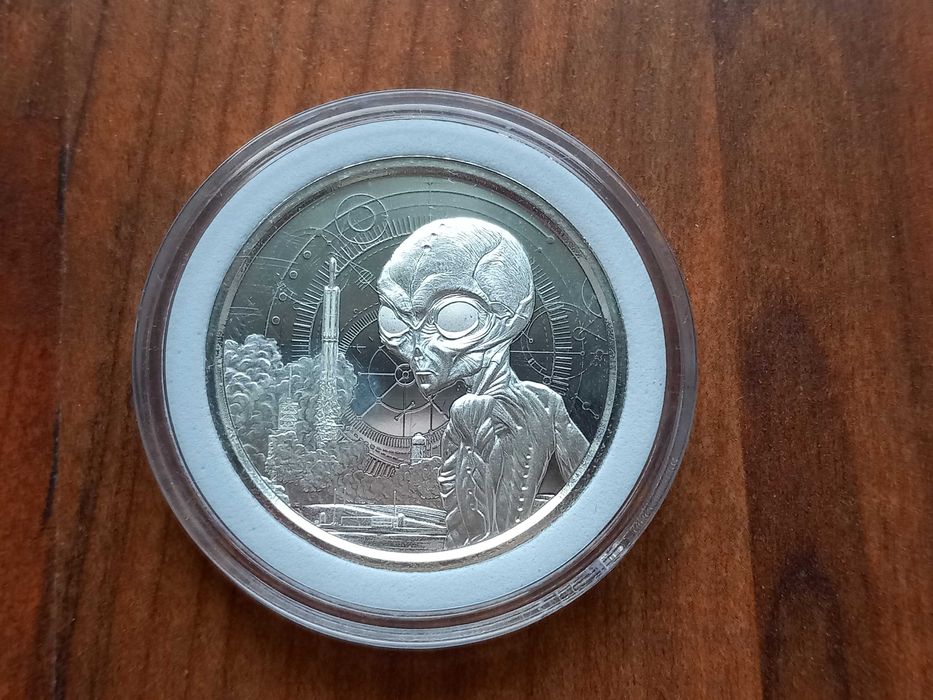 Moeda 1oz "Alien" Gana 2020