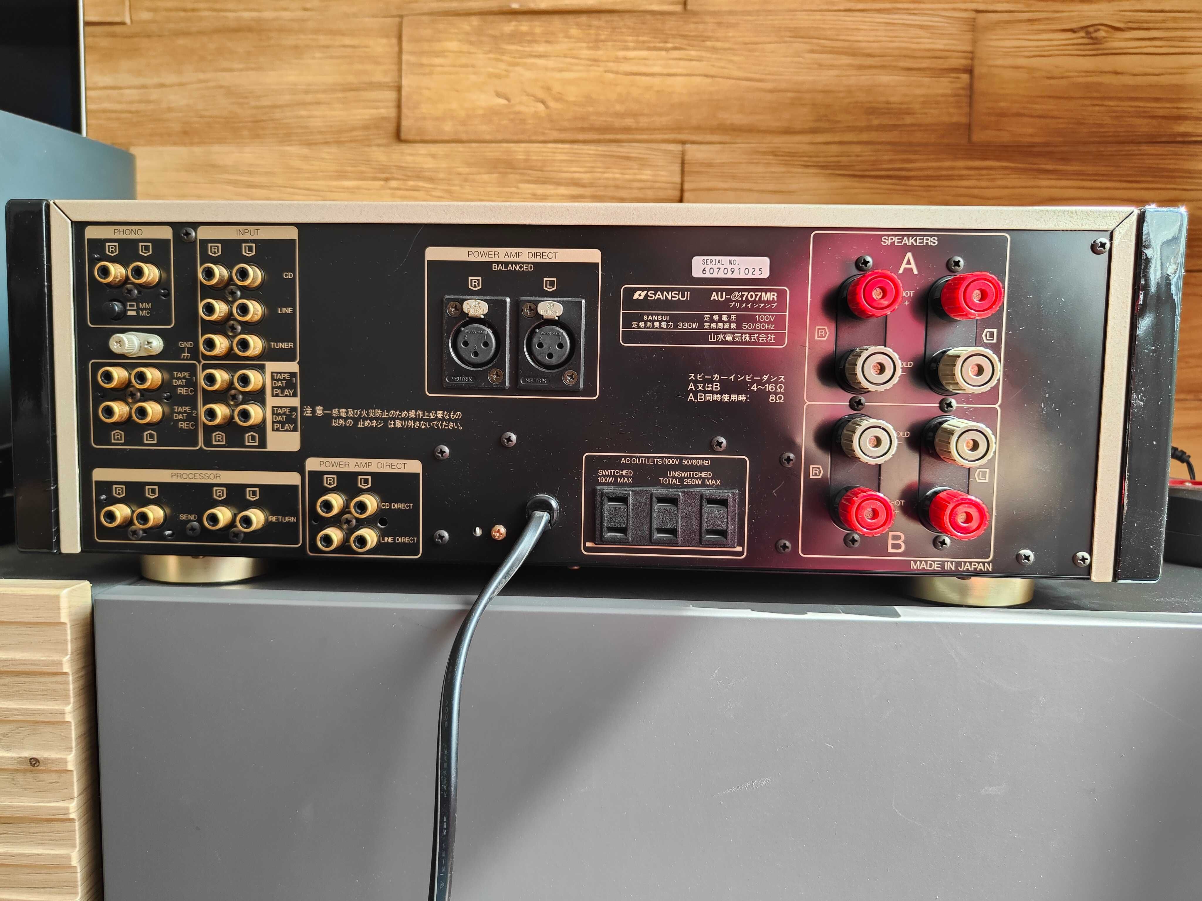 Sansui Au-α707MR wzmacniacz zintegrowany + trafo