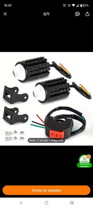 Sprzedam ledy do motocykla