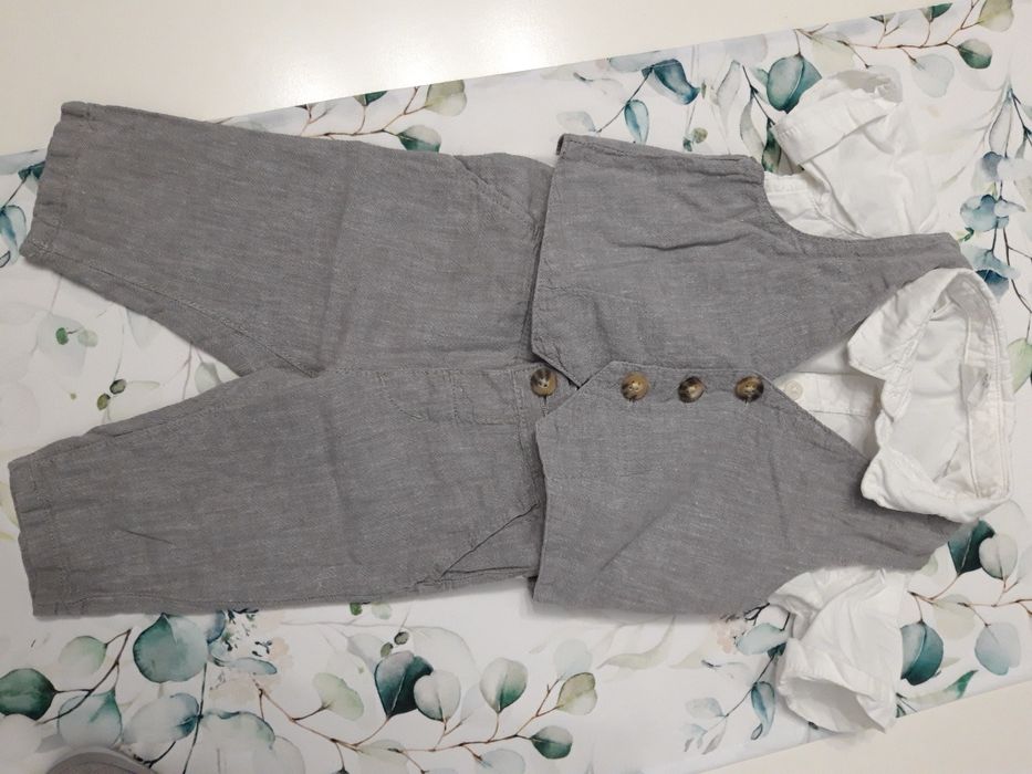 Komplet 3-częściowy dla chłopca, H&M chrzest, święta roz. 68