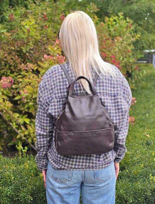 Сумка рюкзак Virginia Conti Італія. Натуральна шкіра.