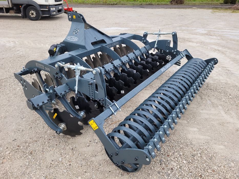Od ręki!!! Brona talerzowa 3m Pol-Grom Zeus BTZ300
