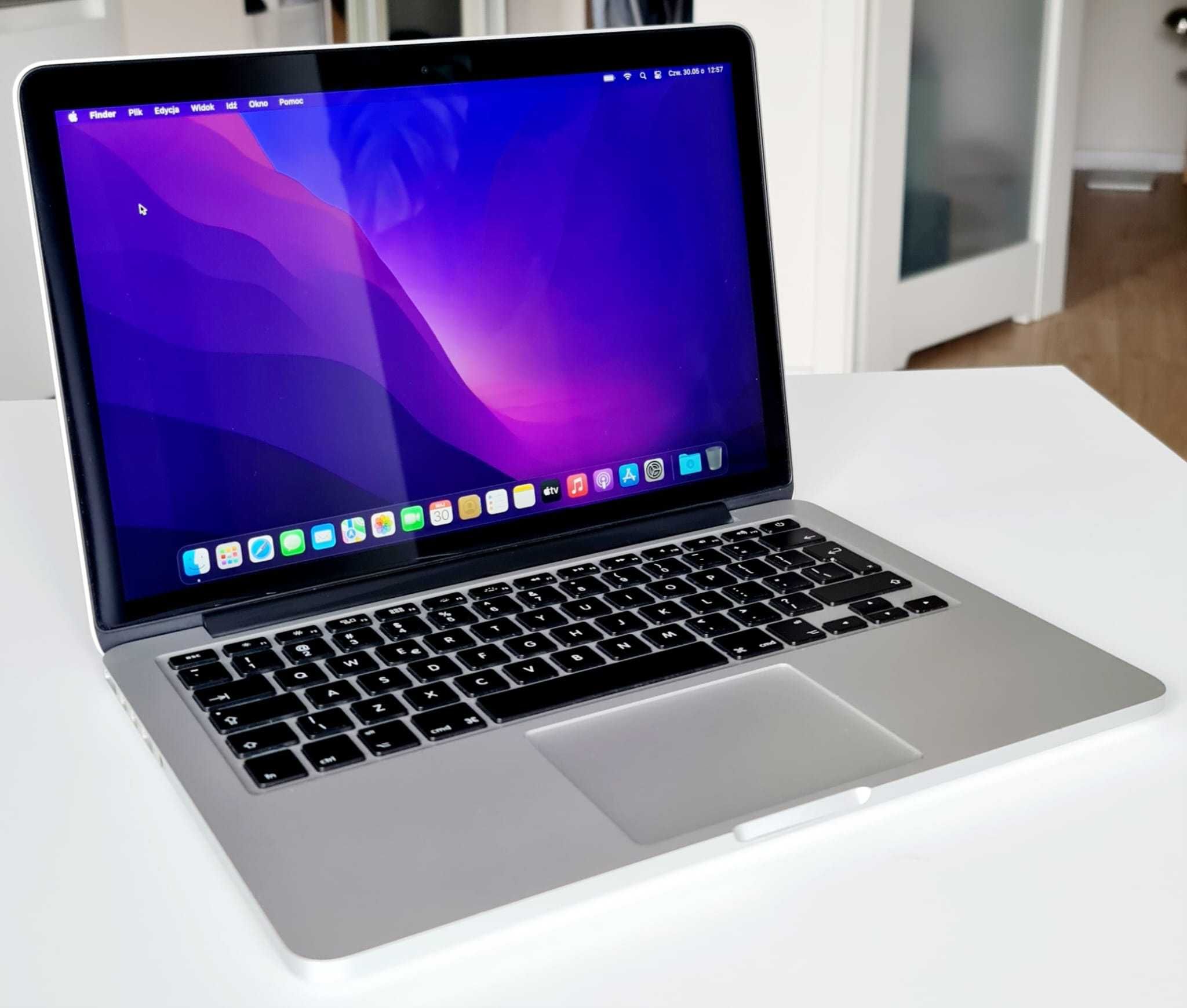 Apple MacBook Pro A1502 i7 16GB RAM 128GB SSD RETINA Monterey 2015r.