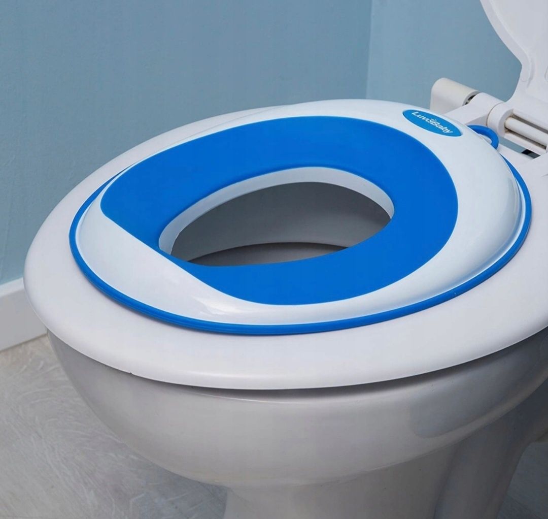 LUVDBABY Nakładka na Sedes Toaletę WC dla Dzieci Niebieska
