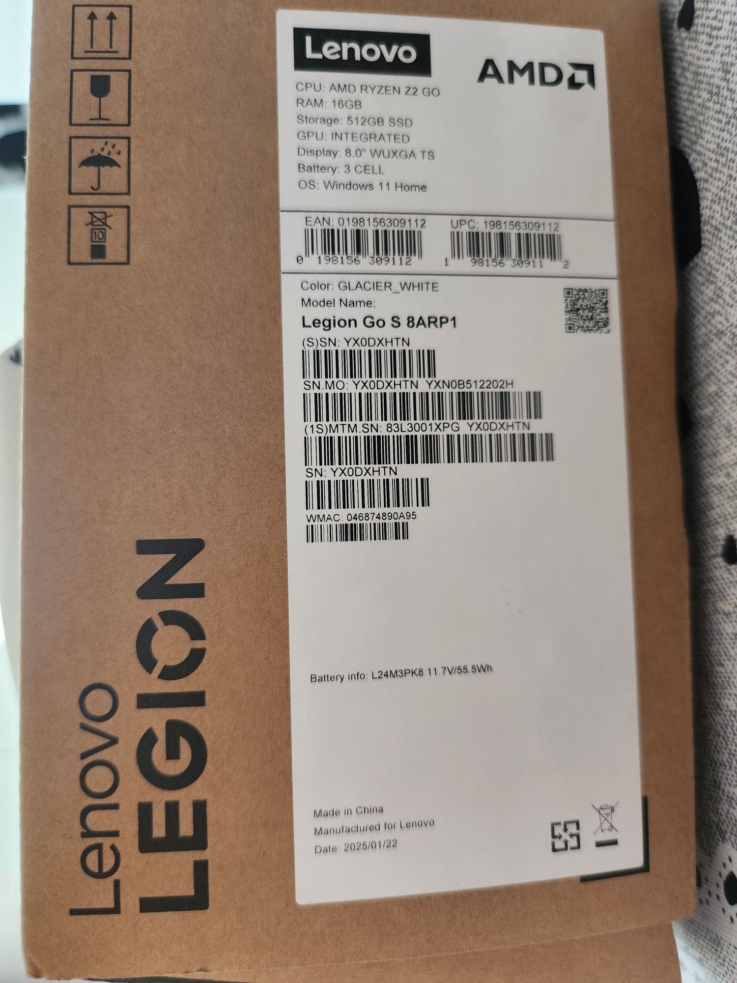 Consola Legion GO S Windows 11