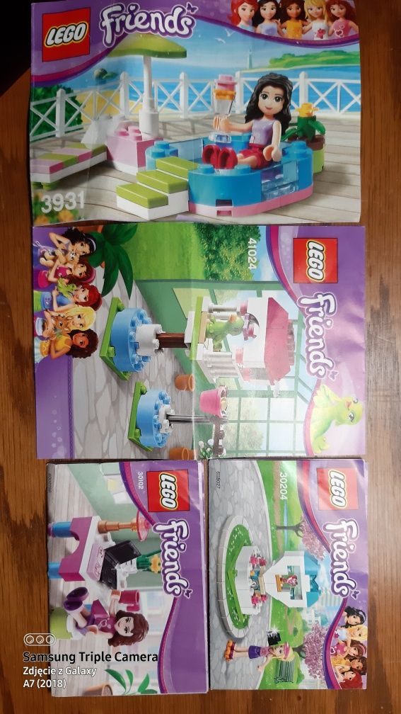 LEGO Friends 30102, 30204, 3931, 41024 + 2 dodatki z gazet