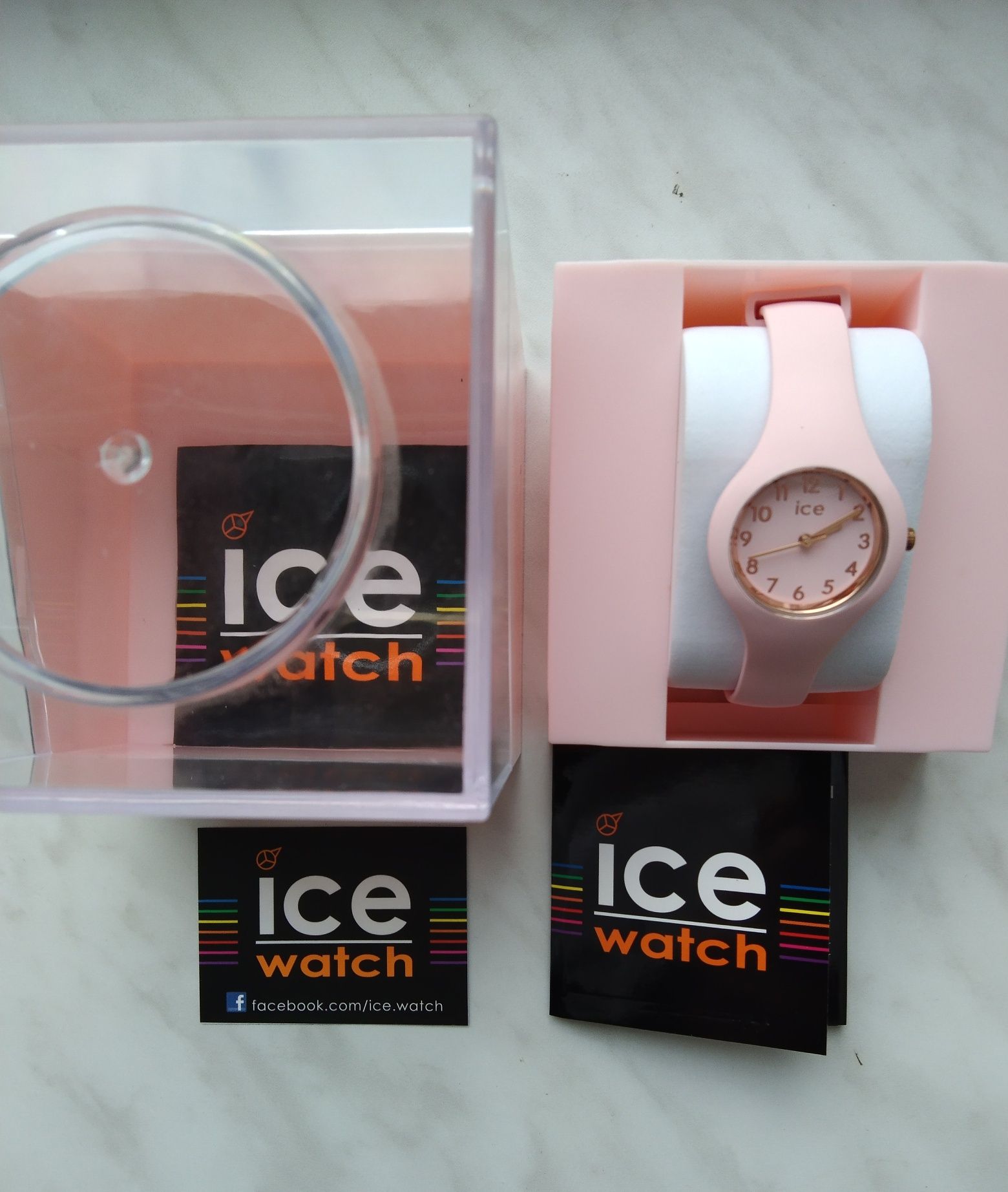 Zegarek dziewczęcy "ice watach"  wodoodporny, wskazówkowy