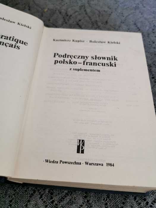 Słownik polsko-francuski i francusko-polski,