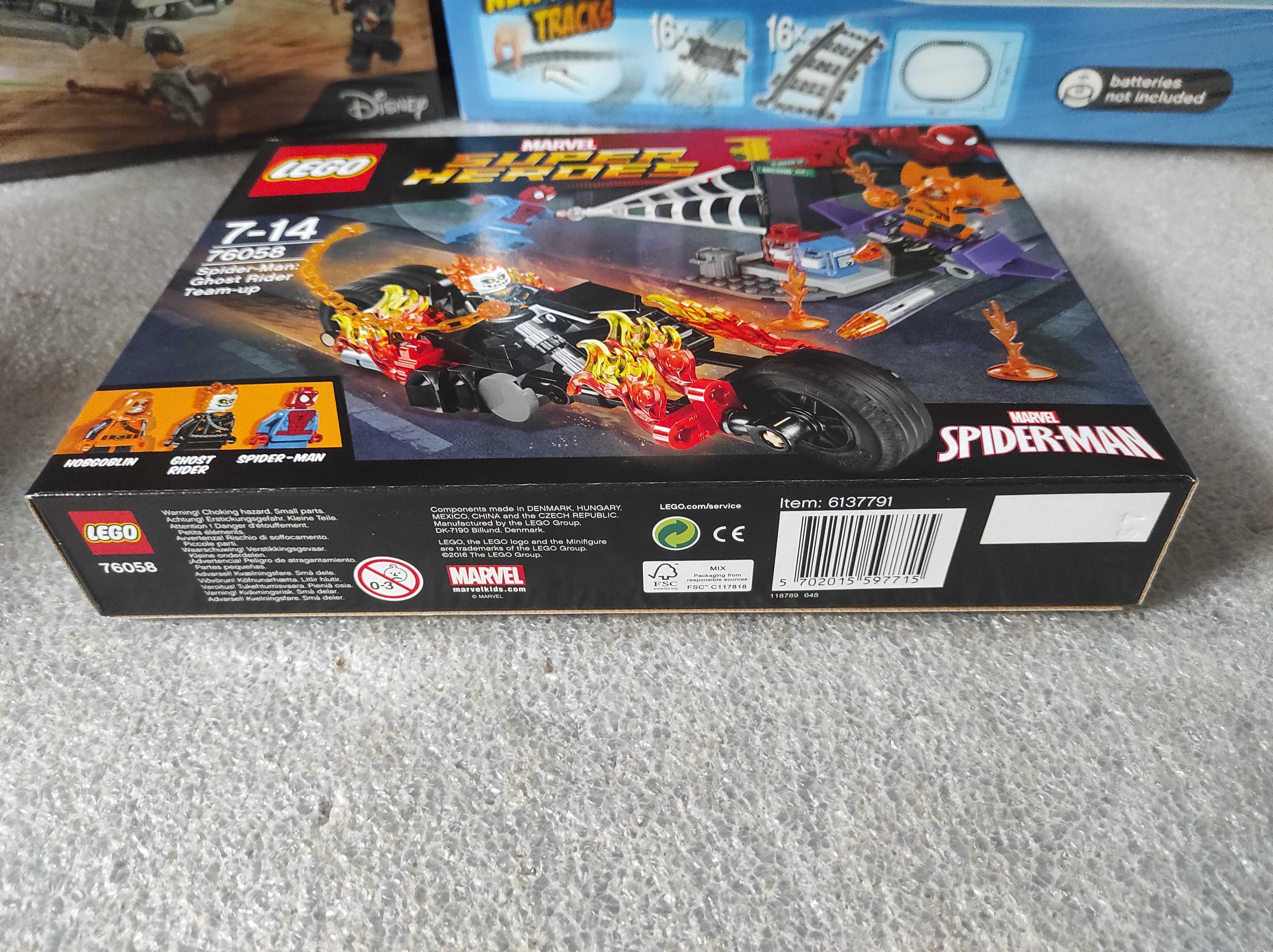 LEGO 76058 Spider-Man Ghost Rider Team Up Marvel Novo e Selado 2016