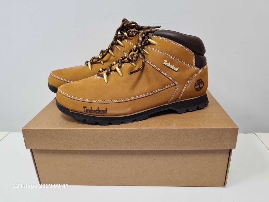 Timberland Euro Sprint Mid Hiker Wheat Nubuck roz. 44