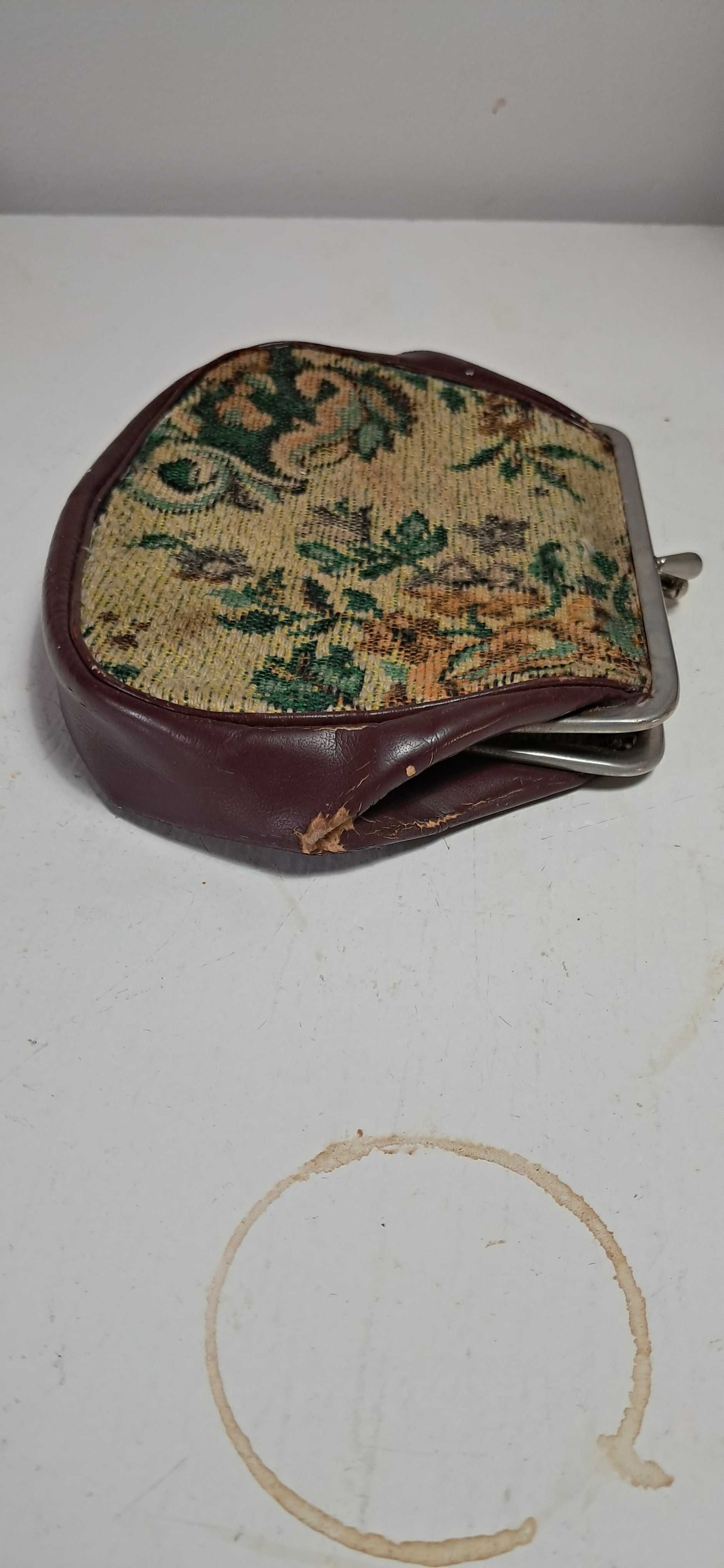 Portmonetka PRL Torebka Klamra Kosmetyczka Vintage