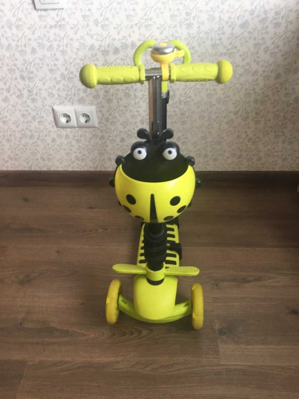 Самокат дитячий із тримачем