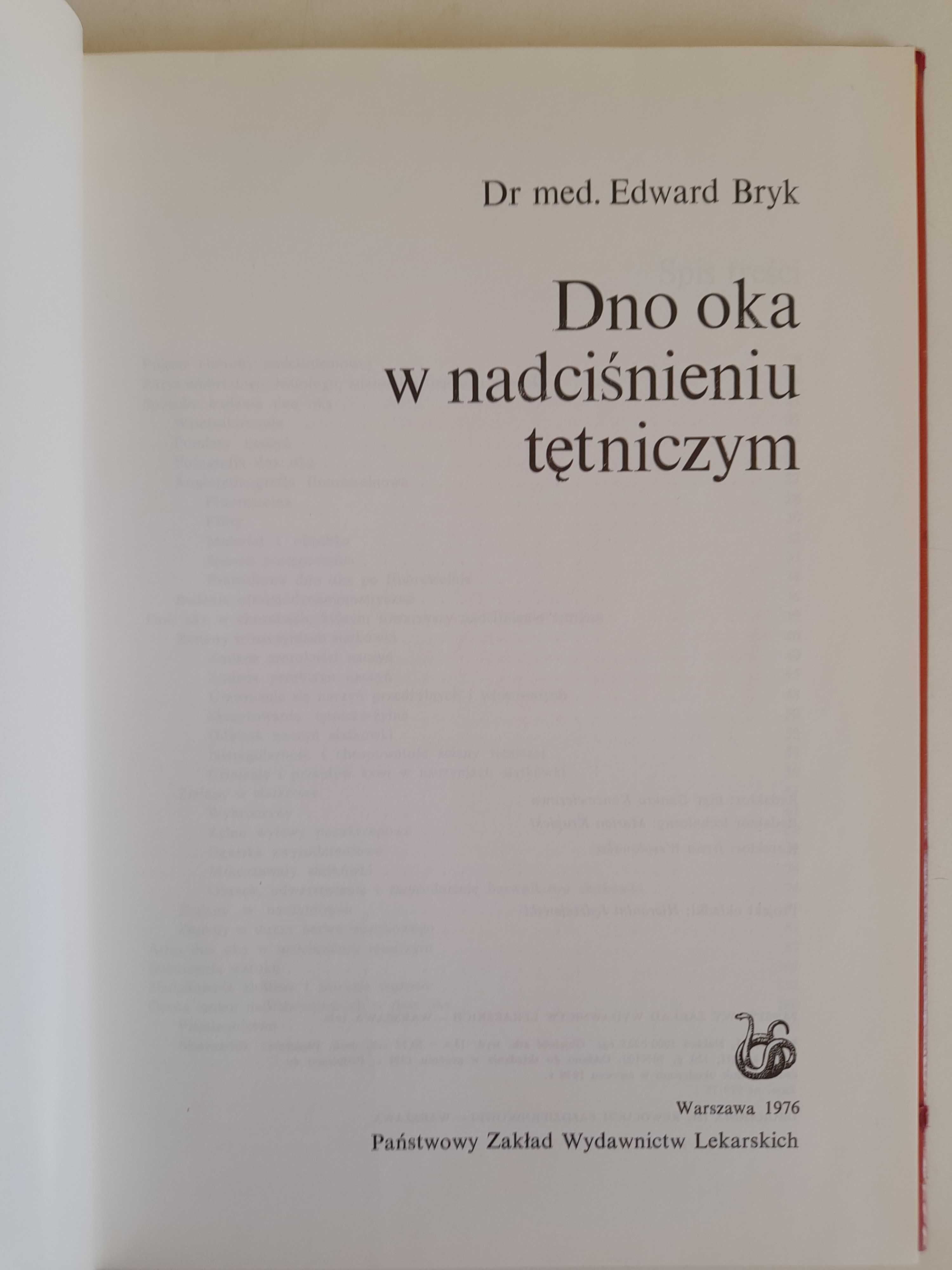 Dno oka w nadciśnieniu tętniczym - Edward BRYK