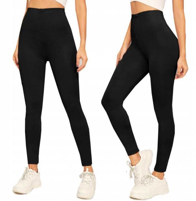 Legginsy bambusowe czarne S-6XL