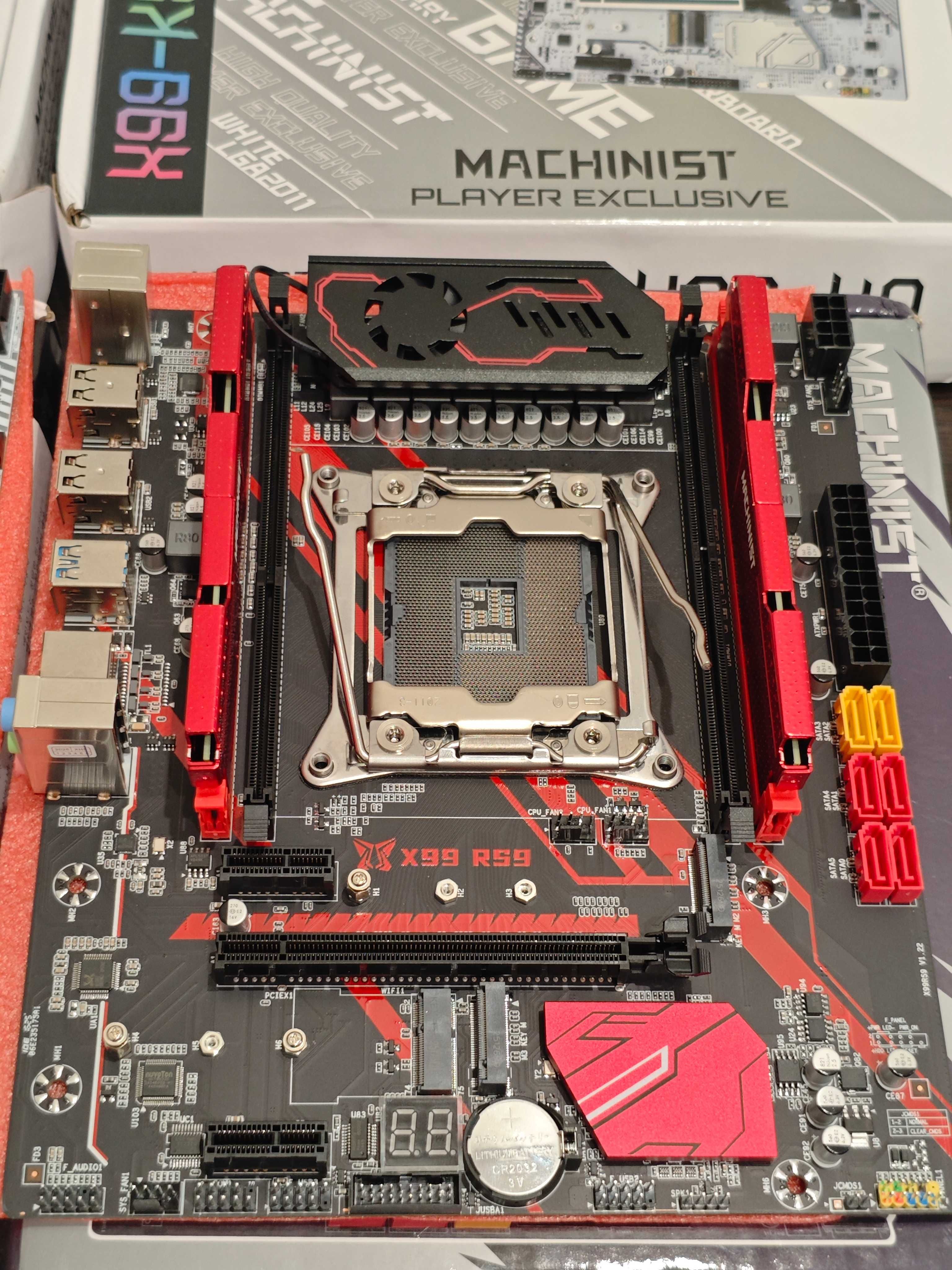 2011v3 Machinist X99 K9 RS9 +2650v3 / 16Gb 32Gb ОЗУ DDR4 / 2680v4 2697