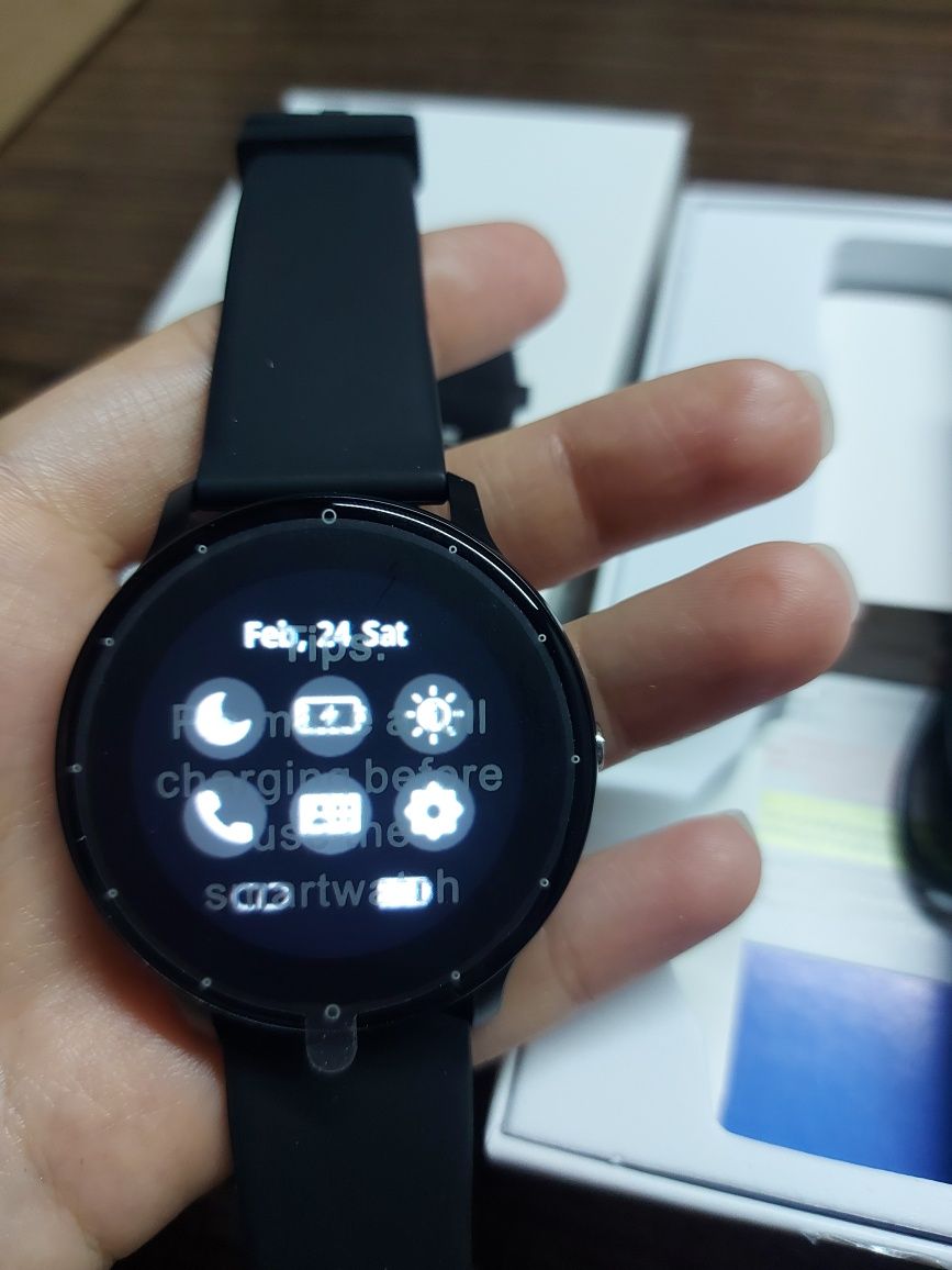 Zegarek smartwatch nowy czarny dużo funkcji