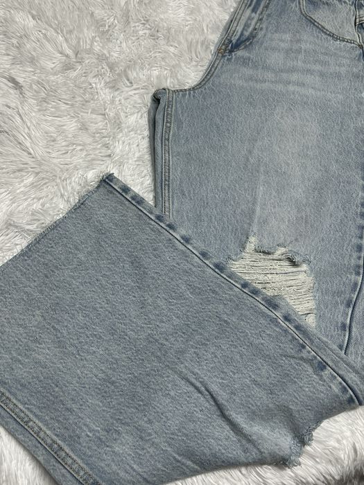 Calcas de ganga novas wide leg M