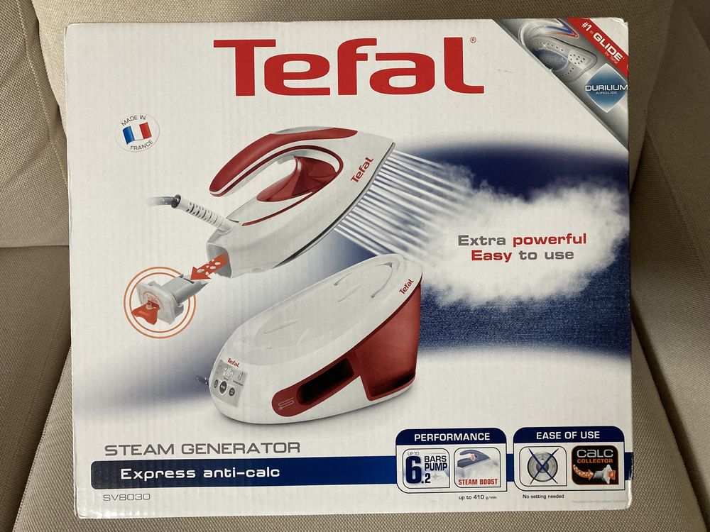 Żelazko parowe Tefal Express Anticalc SV8030E0 Nowe