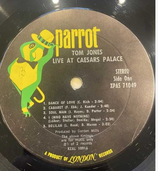 Tom Jones Live Caesar Palace! 1971