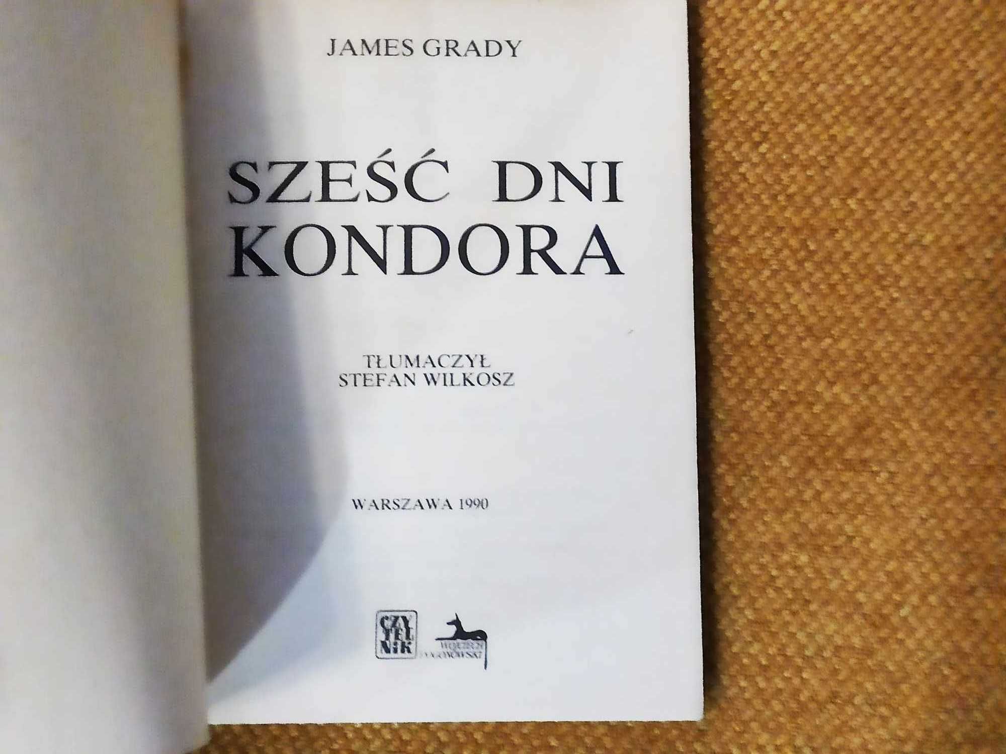 Sześć dni Kondora - James Grady