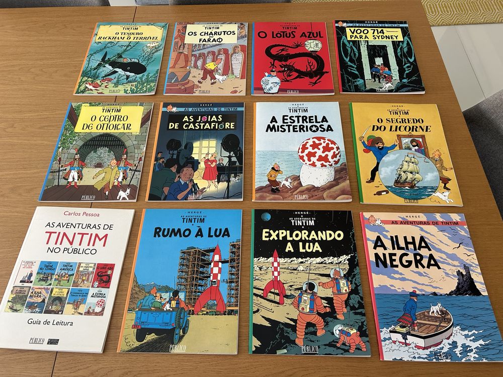 Coleção “As aventuras de Tintim” Hergé