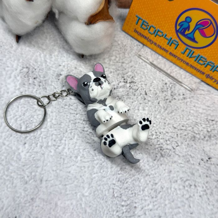 Брелок Песик домашні улюбленці Різні породи собак рухливі На подарунок